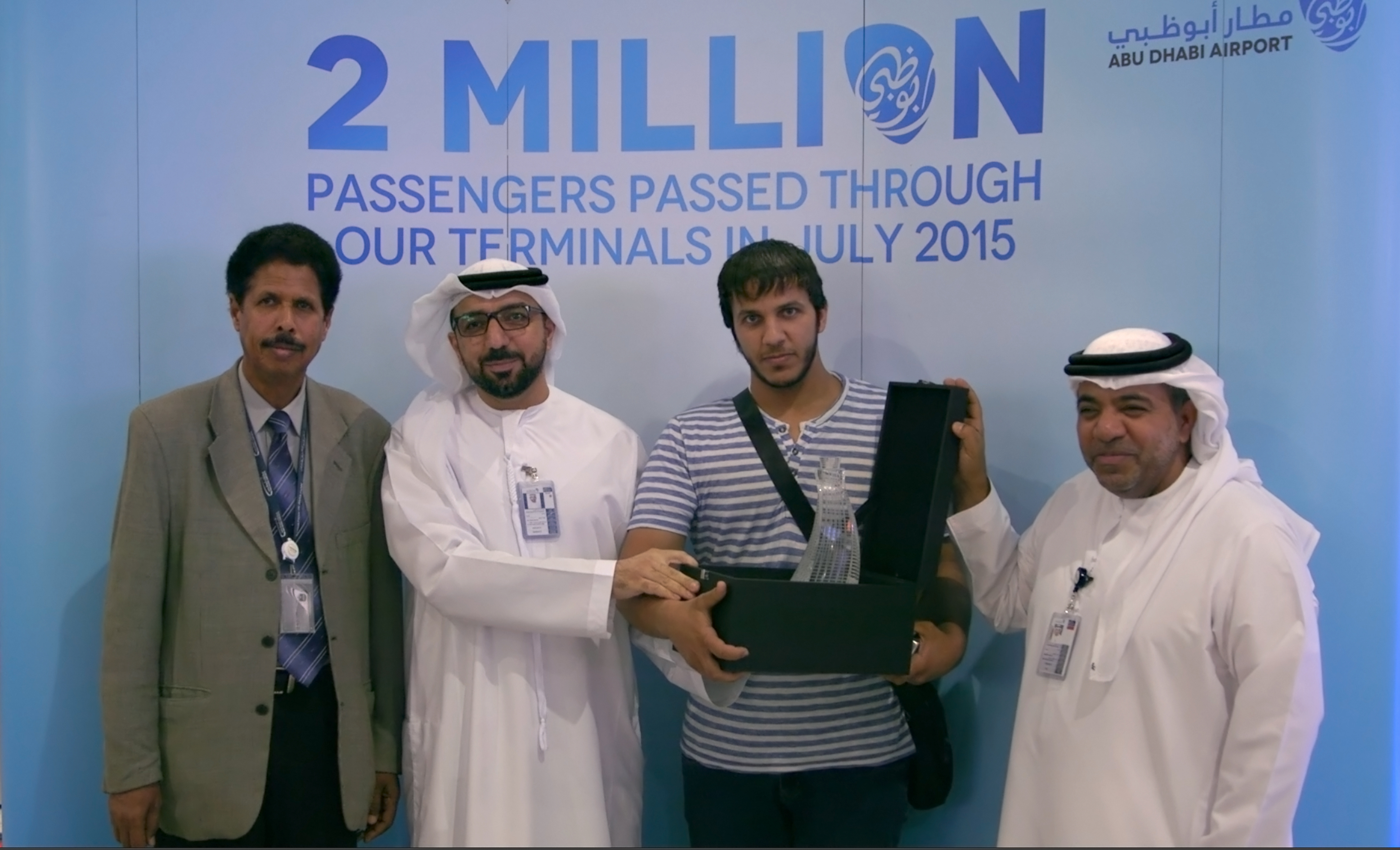 Abu Dhabi International Airport records 2 million passengers during July 2015