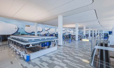 New Terminal B Arrivals And Departures Hall Opens At LaGuardia Airport