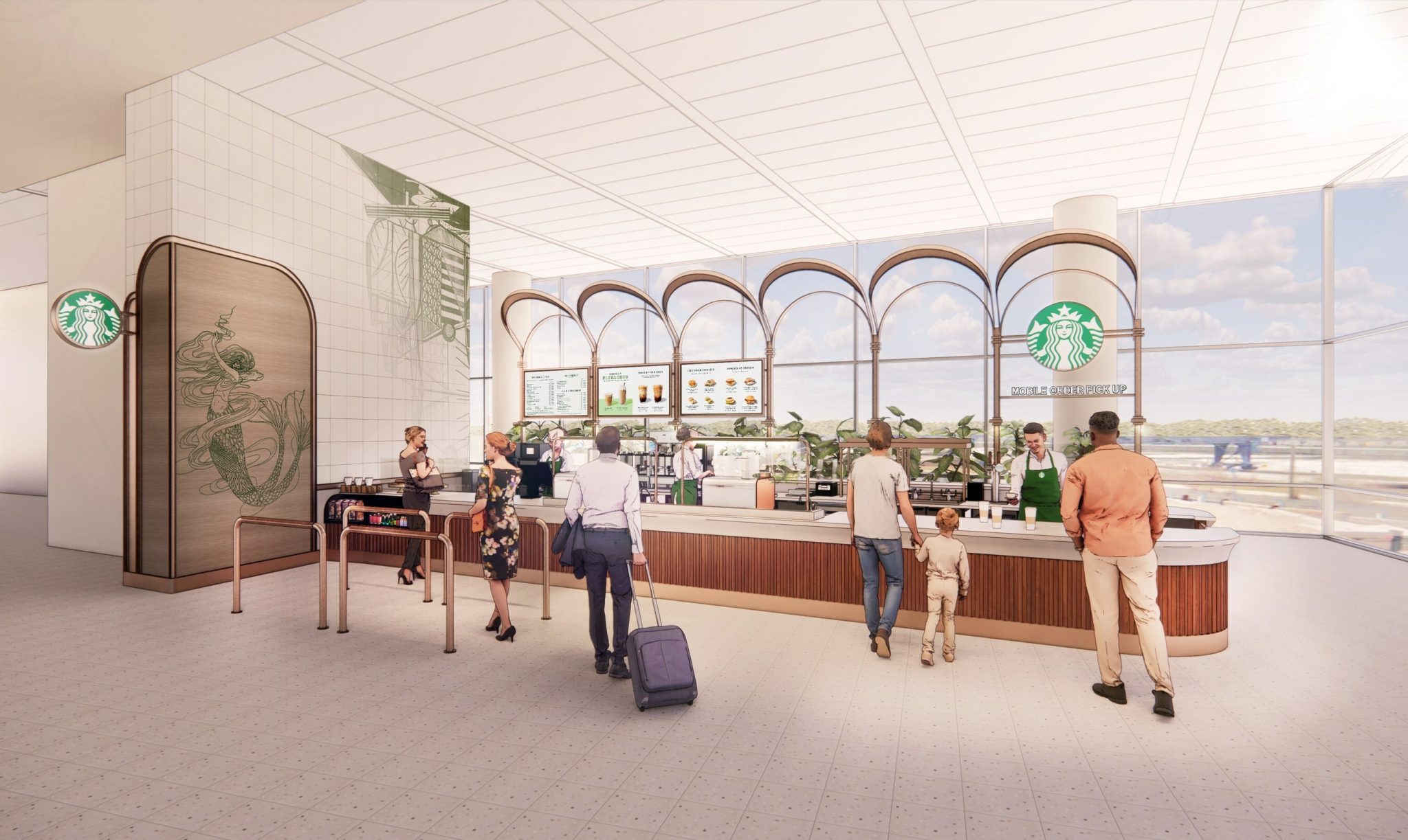 New Farm To Terminal Dining Concept At Denver International Airport   OTG Den RFP Starbucks Rendering 03 22 2023 2048x1223 