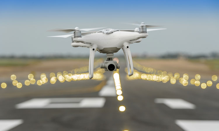 becoming hub for drone activity will an airport's airspace