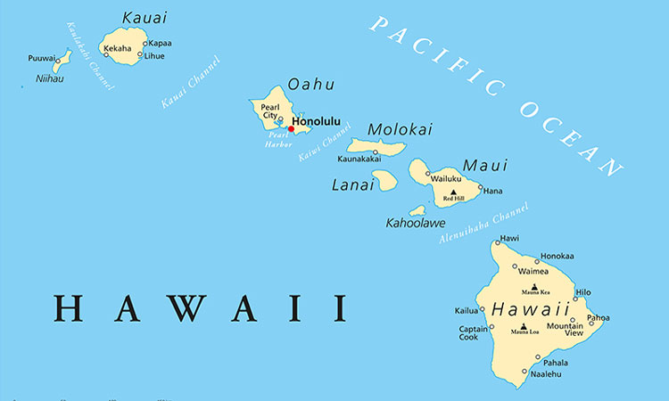 Hawaii Map 