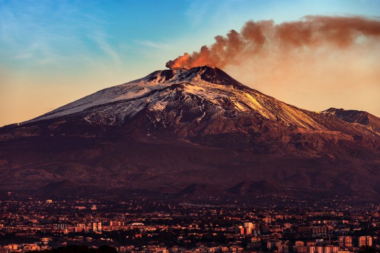 catania airport mount etna